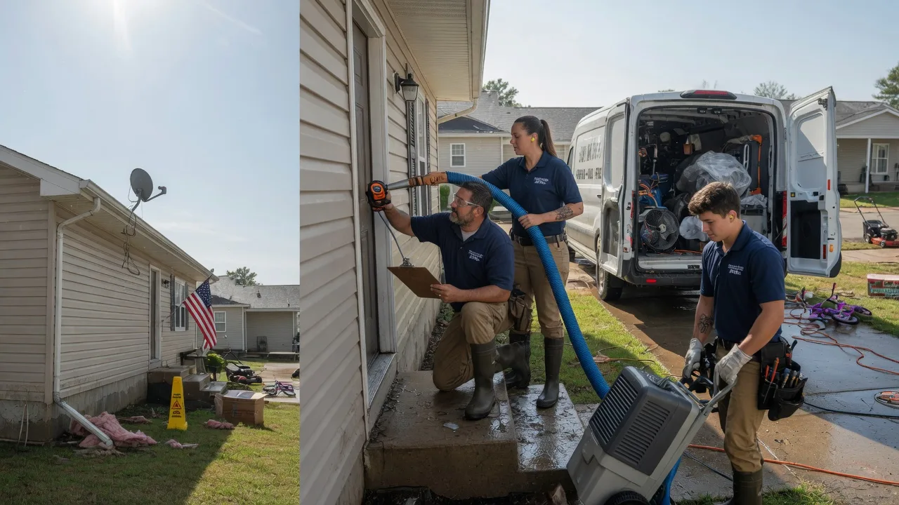 Ceiling Water Damage Restoration in Ritzville, WA near me